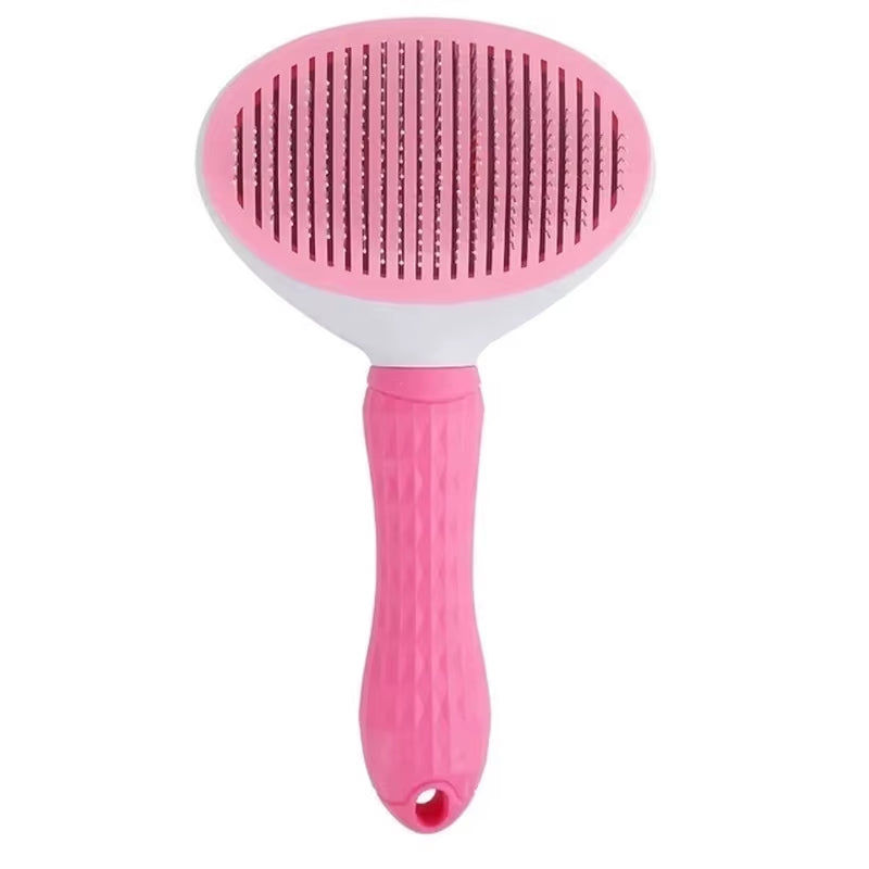 Self-Cleaning Pet Grooming Brush – Deshedding & Dematting Tool for Dogs & Cats | Purely Pawsome