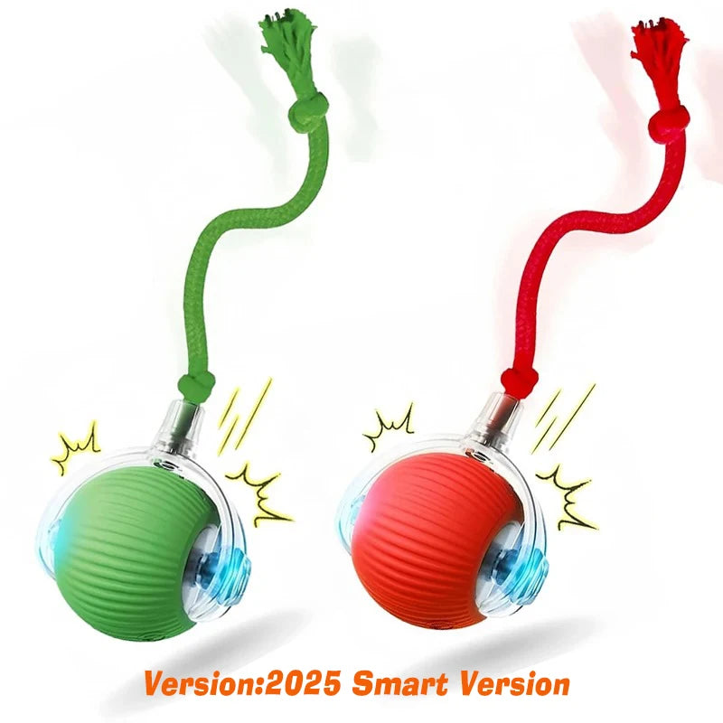 Purely Pawsome™ Cat Interactive Ball Toy - Automatic Rolling Rechargeable Smart Kitten Ball