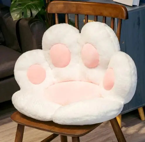 Purely Pawsome™ Kawaii Cat Paw Plush Cushion - 70x60cm Soft Stuffed Floor Chair Sofa Pad