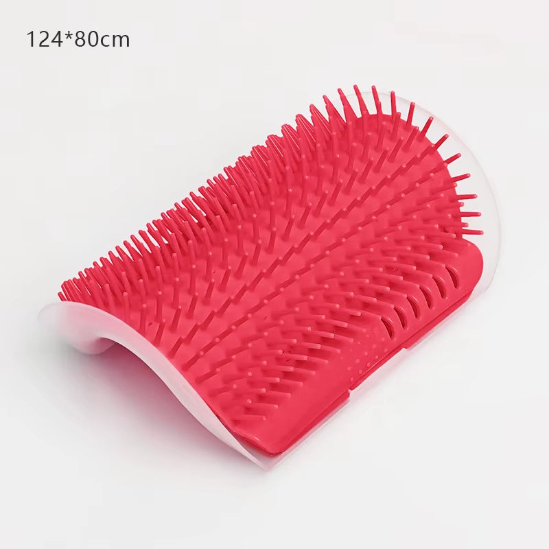 Self-Grooming Cat Corner Brush – Wall-Mounted Massage & Hair Removal Tool | Purely Pawsome