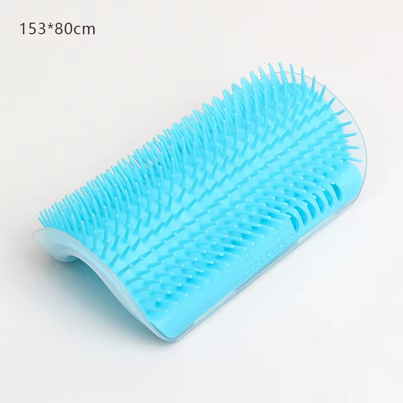 Self-Grooming Cat Corner Brush – Wall-Mounted Massage & Hair Removal Tool | Purely Pawsome