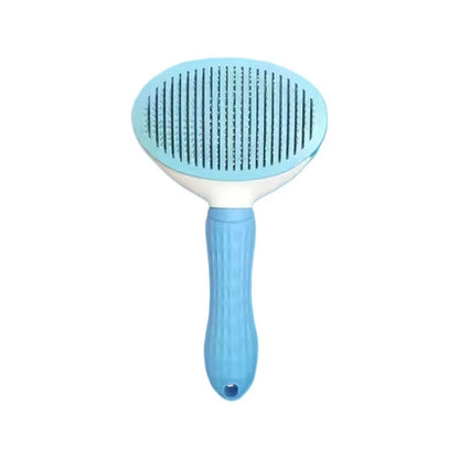 Professional Deshedding Grooming Brush – Anti-Tangle Stainless Steel Tool for Dogs & Cats | Purely Pawsome
