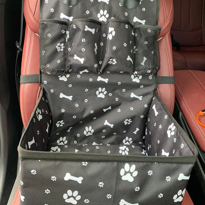 🐾 Purely Pawsome™ Dog Car Seat with Storage Pockets