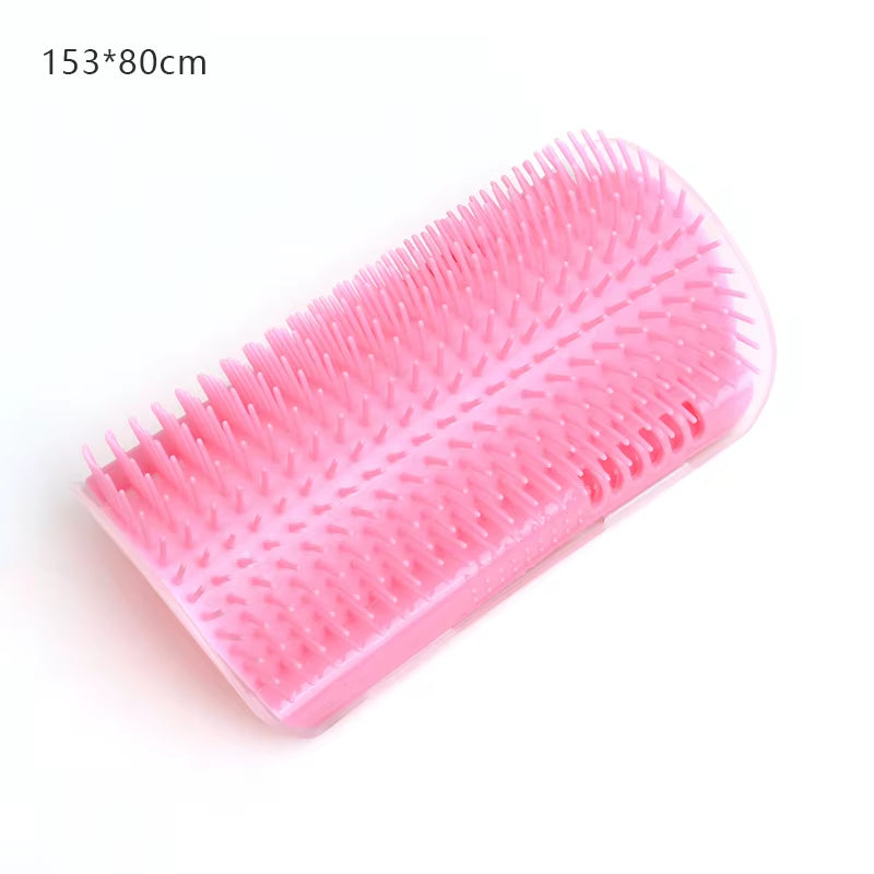 Self-Grooming Cat Corner Brush – Wall-Mounted Massage & Hair Removal Tool | Purely Pawsome