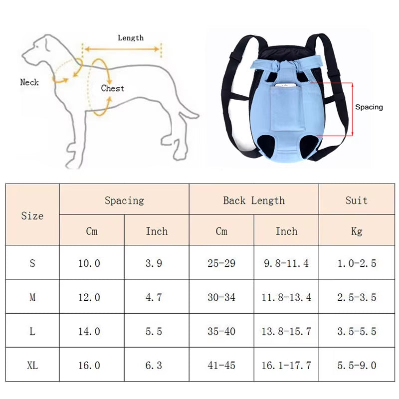 Portable Breathable Pet Dog Backpack Outdoor Travel Puppy Carrier Bag for Small Dogs Chihuahua Yorkshire Cat Mochila Para Perro
