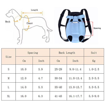 Portable Breathable Pet Dog Backpack Outdoor Travel Puppy Carrier Bag for Small Dogs Chihuahua Yorkshire Cat Mochila Para Perro