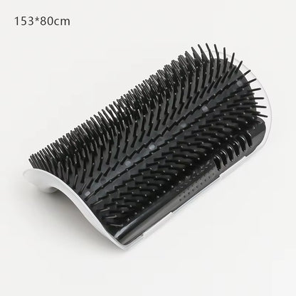 Self-Grooming Cat Corner Brush – Wall-Mounted Massage & Hair Removal Tool | Purely Pawsome