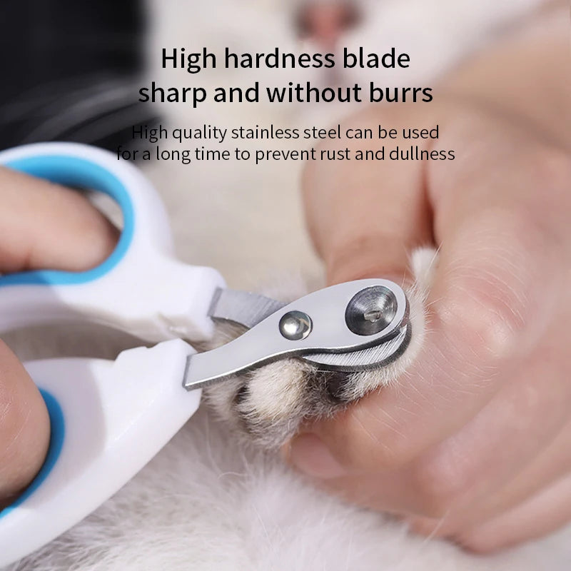 Professional Pet Nail Clippers – Stainless Steel Claw Trimmer for Small Dogs, Cats & Puppies
