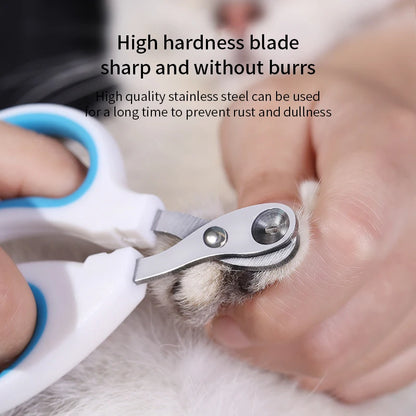 Professional Pet Nail Clippers – Stainless Steel Claw Trimmer for Small Dogs, Cats & Puppies