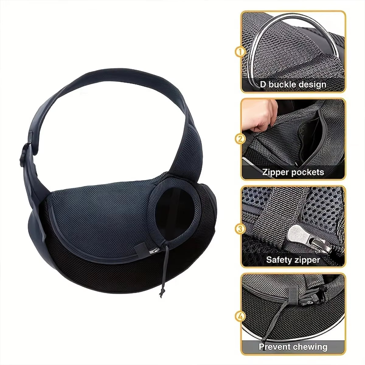 🐾 Purely Pawsome™ Portable Pet Travel Bag
