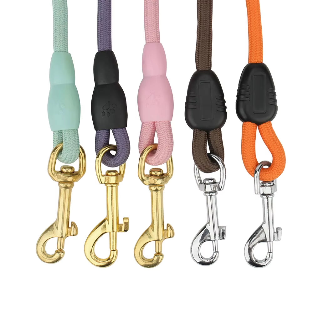 5M/10M Dog Leashes Long Pet Leash Puppy Walk Training round Rope for Small Medium Big Dog with Foam Handle