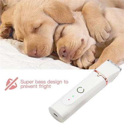 4-in-1 Electric Pet Grooming Kit – Pet Hair Clipper, Nail Grinder & Precision Trimmer Set