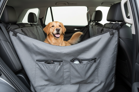 🐾 Purely Pawsome™ 600D Oxford Waterproof Dog Car Seat Cover