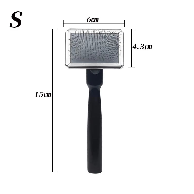 Premium Steel Needle Pet Grooming Comb with Wooden Handle – For Dogs & Cats | Purely Pawsome