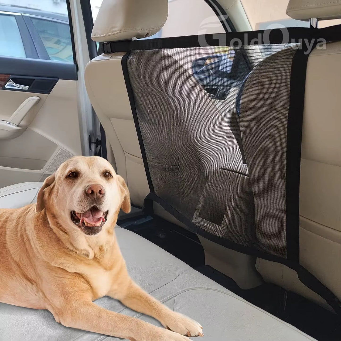 🐾 Purely Pawsome™ Car Dog Net Barrier