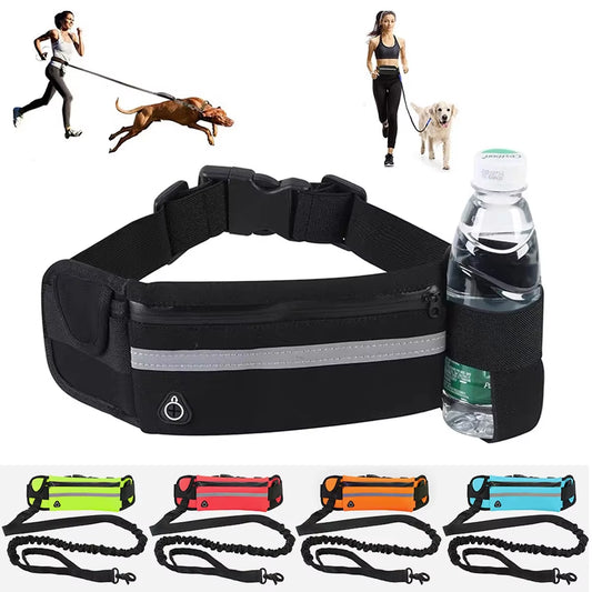 🐾 Purely Pawsome™ Dog Running Waist Leash