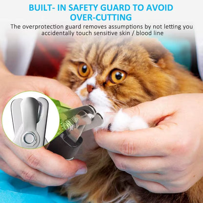 2-in-1 Pet Dematting & Deshedding Comb – Double-Sided Fur Knot Cutter with Nail Clippers for Dogs & Cats
