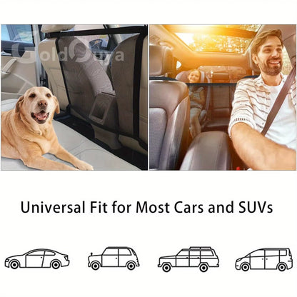 🐾 Purely Pawsome™ Car Dog Net Barrier