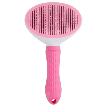 Self-Cleaning Pet Grooming Brush – Deshedding & Dematting Tool for Dogs & Cats | Purely Pawsome