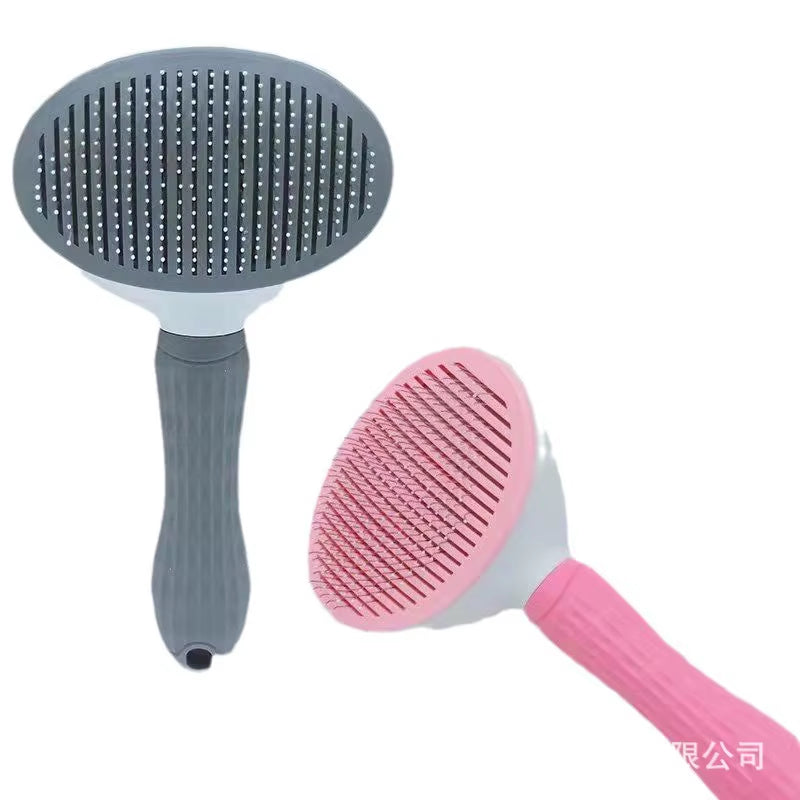 Professional Deshedding Grooming Brush – Anti-Tangle Stainless Steel Tool for Dogs & Cats | Purely Pawsome