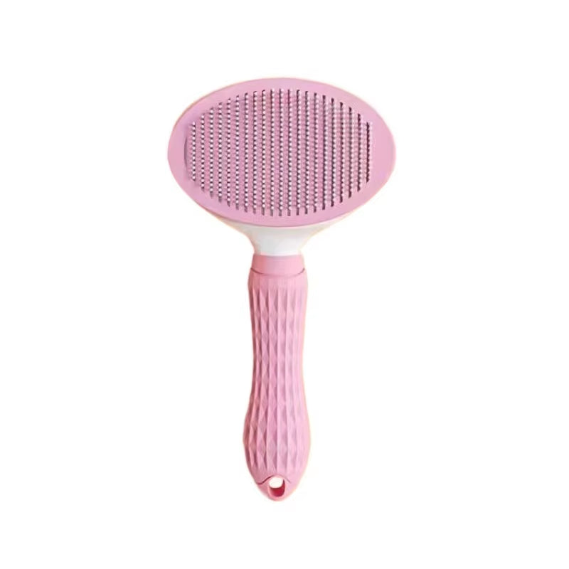 Professional Deshedding Grooming Brush – Anti-Tangle Stainless Steel Tool for Dogs & Cats | Purely Pawsome