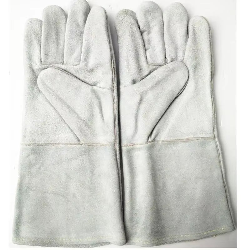 Ultra-Long Anti-Bite Protective Gloves – Heavy-Duty Leather Handling Gloves for Dogs, Cats & Reptiles