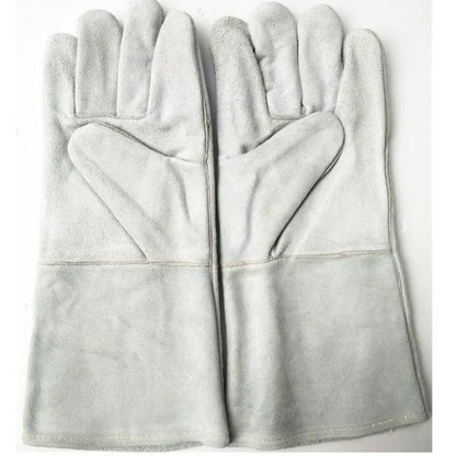 Ultra-Long Anti-Bite Protective Gloves – Heavy-Duty Leather Handling Gloves for Dogs, Cats & Reptiles