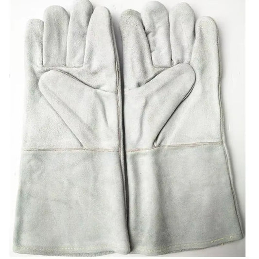 Ultra-Long Anti-Bite Protective Gloves – Heavy-Duty Leather Handling Gloves for Dogs, Cats & Reptiles