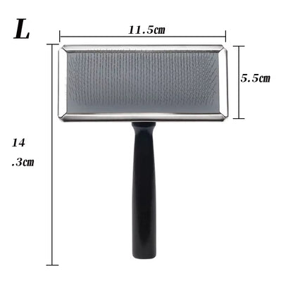 Premium Steel Needle Pet Grooming Comb with Wooden Handle – For Dogs & Cats | Purely Pawsome