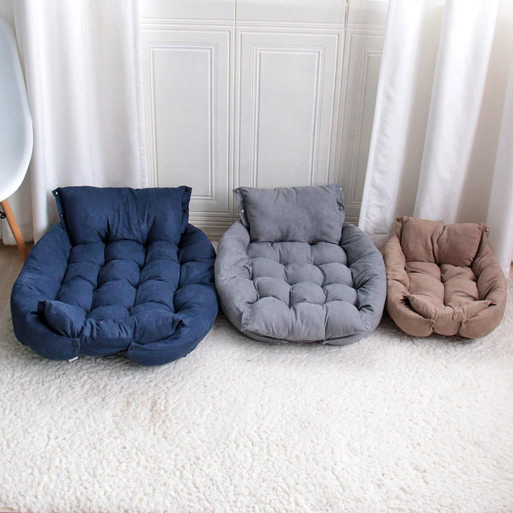 Purely Pawsome™ Multifunction 3-in-1 Dog Bed - Warm Winter Sofa Nest for Dogs & Cats