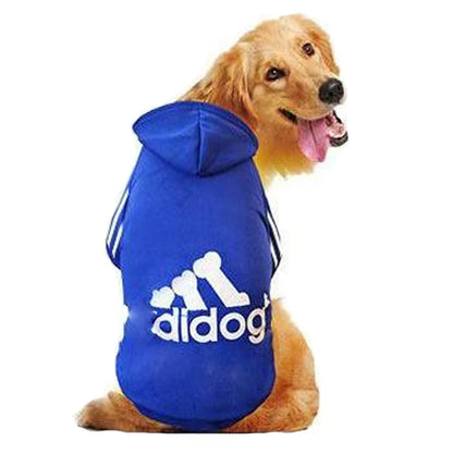 Purely Pawsome™ Adidog Pet Hoodie - Warm Cotton Sweatshirt for All Dog Sizes (XS-9XL)