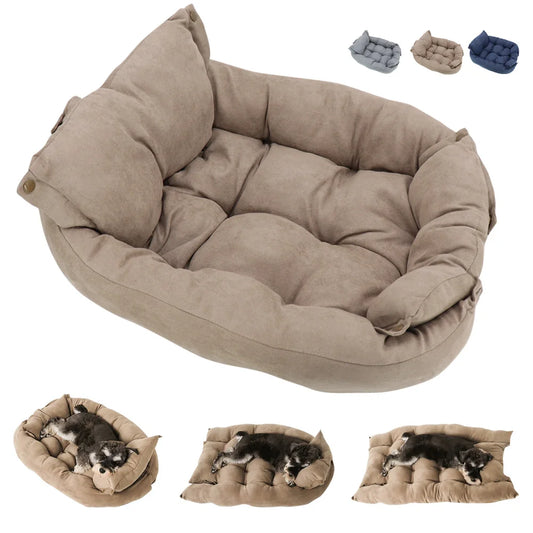 Purely Pawsome™ Multifunction 3-in-1 Dog Bed - Warm Winter Sofa Nest for Dogs & Cats