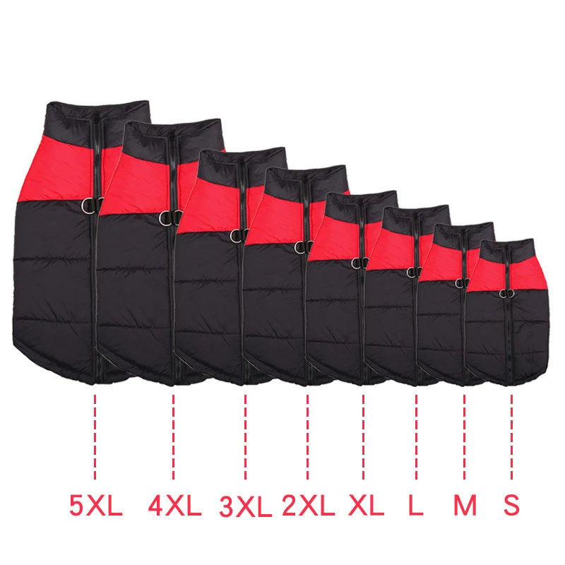 Purely Pawsome™ Waterproof Winter Dog Coat - Warm Vest for Small to Large Dogs