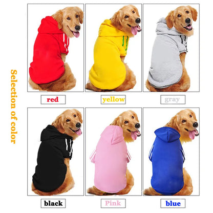 Purely Pawsome™ Adidog Pet Hoodie - Warm Cotton Sweatshirt for All Dog Sizes (XS-9XL)