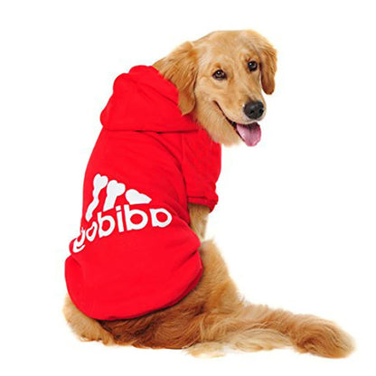 Purely Pawsome™ Adidog Pet Hoodie - Warm Cotton Sweatshirt for All Dog Sizes (XS-9XL)