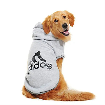 Purely Pawsome™ Adidog Pet Hoodie - Warm Cotton Sweatshirt for All Dog Sizes (XS-9XL)