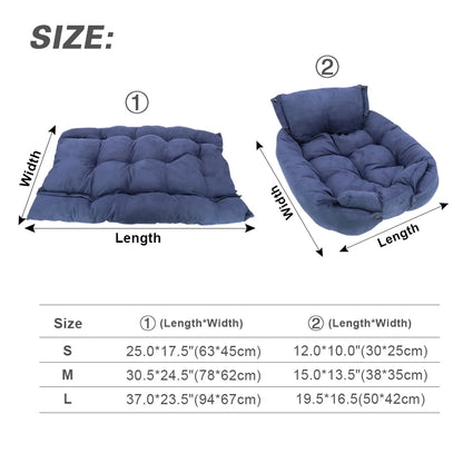Purely Pawsome™ Multifunction 3-in-1 Dog Bed - Warm Winter Sofa Nest for Dogs & Cats