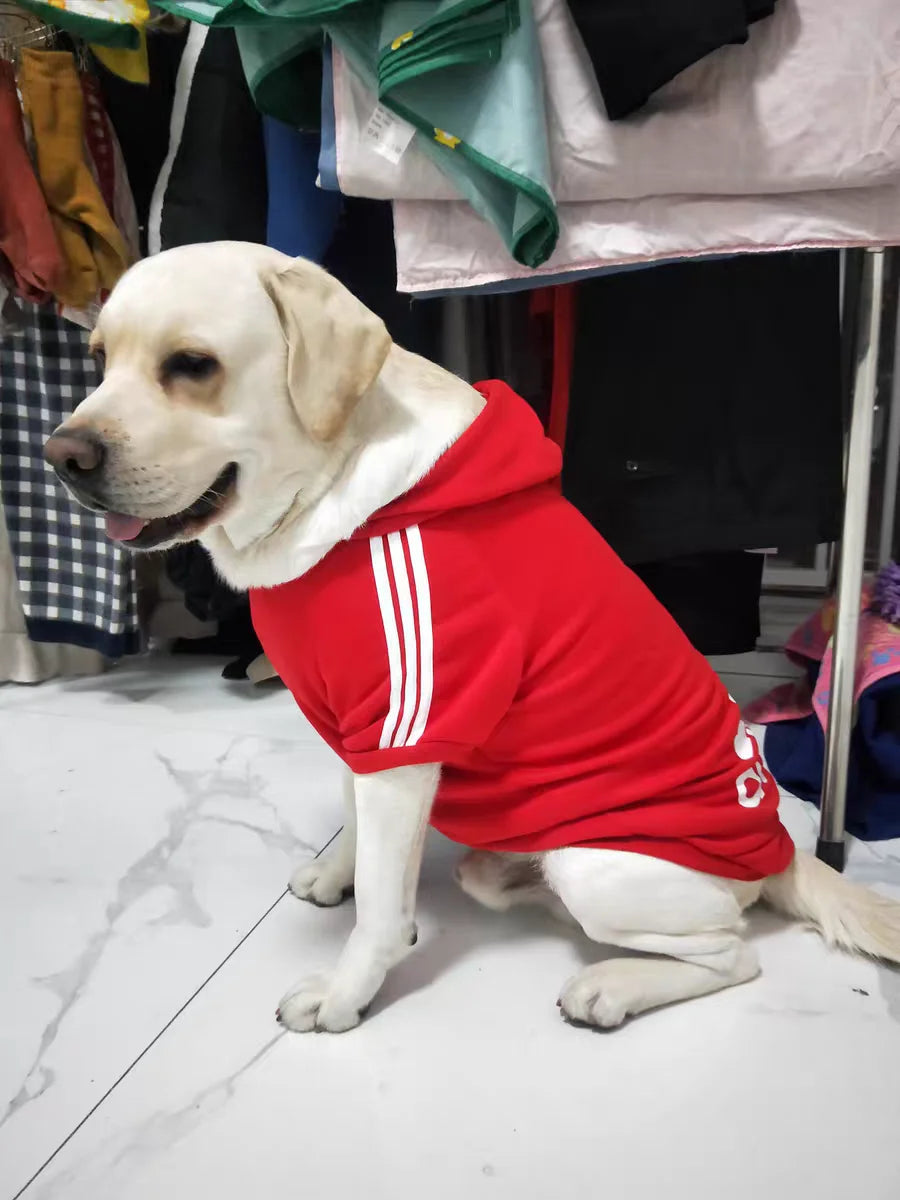 Purely Pawsome™ Adidog Pet Hoodie - Warm Cotton Sweatshirt for All Dog Sizes (XS-9XL)