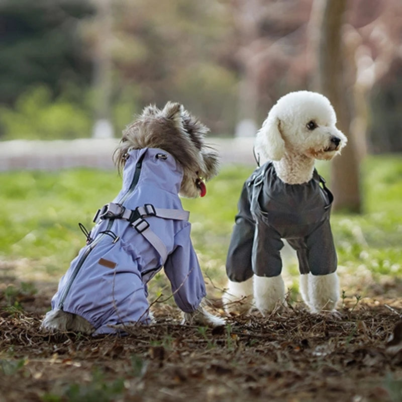 Purely Pawsome™ Waterproof Dog Raincoat - Windproof Puppy Rainwear for All Sizes