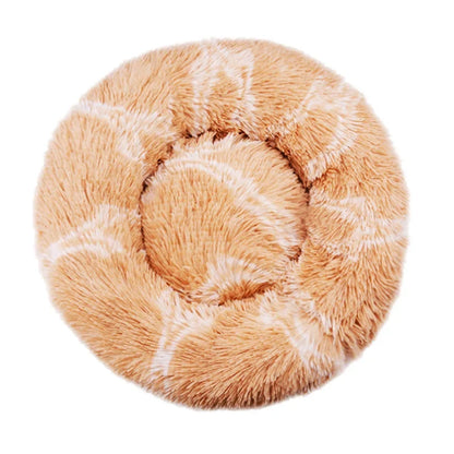 Purely Pawsome™ Round Pet Bed - Super Soft Plush Dog House for Large Dogs (40-90cm, 6 Sizes)