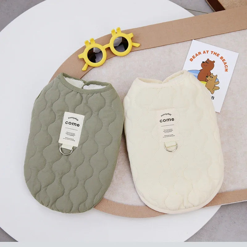 Purely Pawsome™ Warm Winter Pet Vest Jacket - Cotton Coat for Small & Medium Puppies