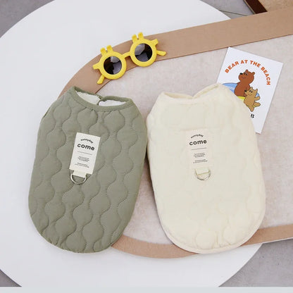 Purely Pawsome™ Warm Winter Pet Vest Jacket - Cotton Coat for Small & Medium Puppies