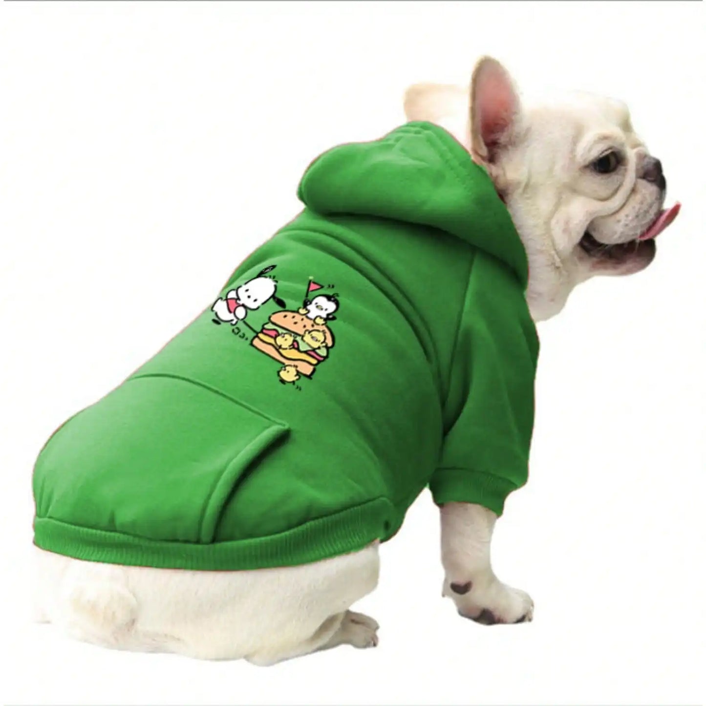 Purely Pawsome™ Cat & Dog Hoodie - Cartoon Sports Style Pet Clothing