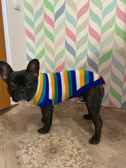 Purely Pawsome™ Cozy Knitted Dog Sweater - Winter Warmth for Small & Medium Dogs