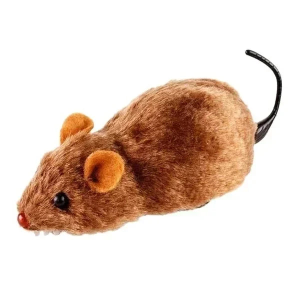 Purely Pawsome™ Lifelike Plush Mouse Toy - Funny Running Rat for Cats Dogs Tail Mouse Pets