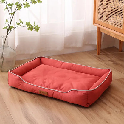 Purely Pawsome™ Four Season Square Dog Bed - Bite-Resistant Waterproof Mattress for Large Dogs
