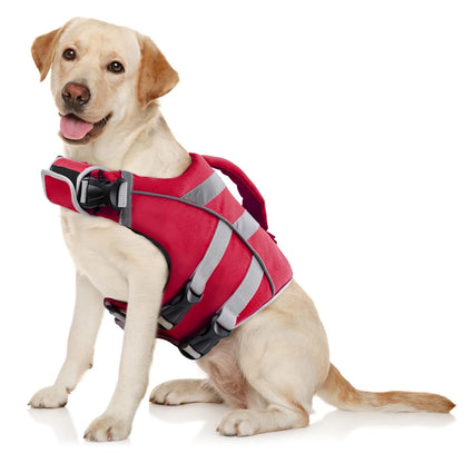Purely Pawsome™ Premium Waterproof Dog Life Jacket - Reflective Safety Vest for Water Adventures
