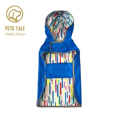 Purely Pawsome™ Waterproof Double-Layer Dog Raincoat - Bright Yellow Reflective Puppy Rain Jacket for Small & Medium Dogs