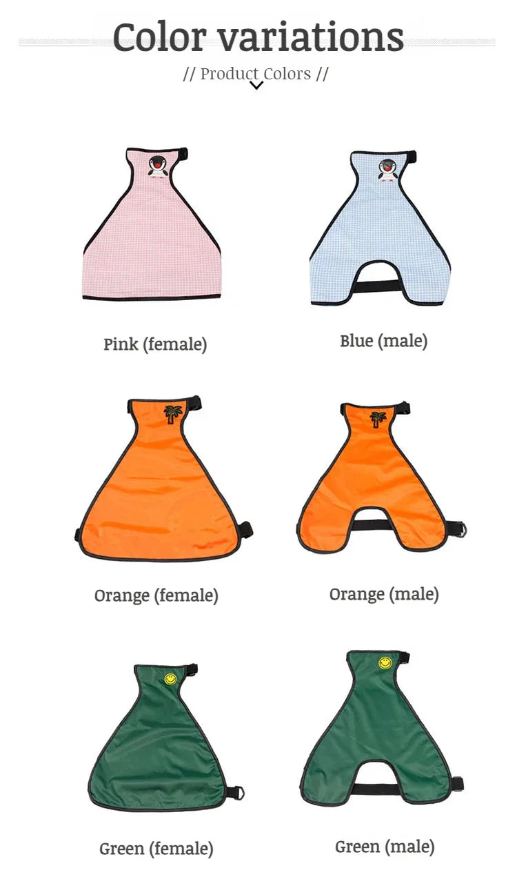 Purely Pawsome™ Dog Belly Cover - Breathable Anti-Dirty Waterproof Belly Band Apron