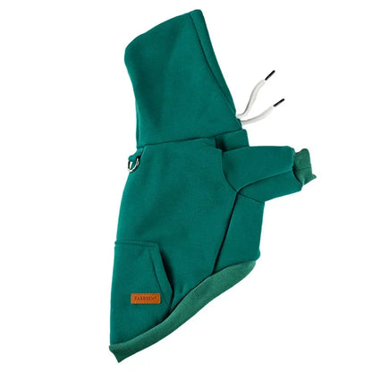 Purely Pawsome™ Warm Fleece Dog Hoodie - Outdoor Vest for Small & Medium Dogs